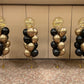 12 Helium Balloons Bouquet with 16 Inch Confetti Balloon