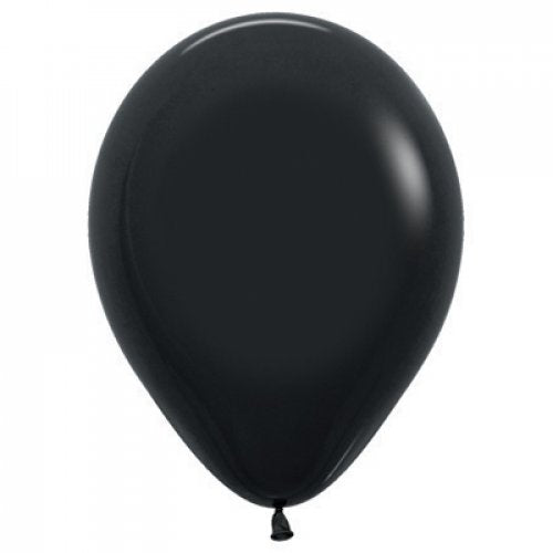 12cm (5 Inch) Black Latex Balloons