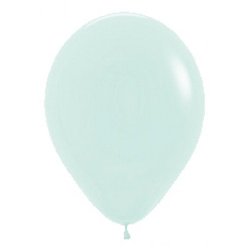 12cm (5 Inch) Matte Pastel Green Latex Balloons