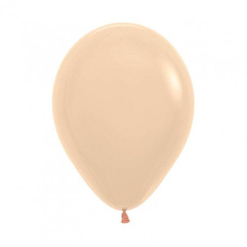 12cm (5 Inch) Matte Pastel Malibu Peach Latex Balloons