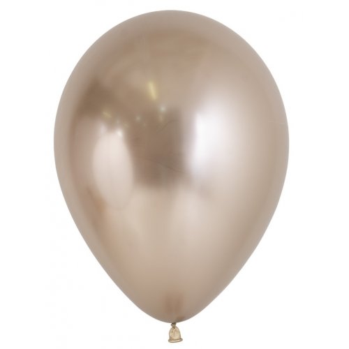 12cm (5 Inch) Reflex Champagne Latex Balloons