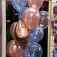 15 Helium Balloons Bouquet with 18 Inch Foil Balloons