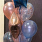 15 Helium Balloons Bouquet with 18 Inch Foil Balloons