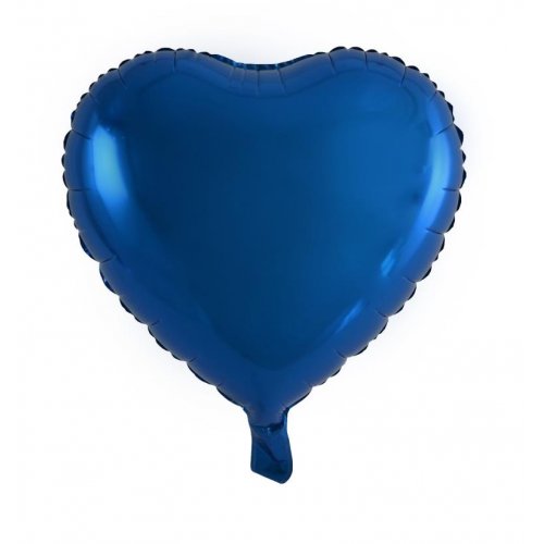 18 Inch Blue Heart Foil Balloon