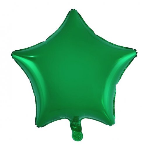 18 Inch Green Star Foil Balloon