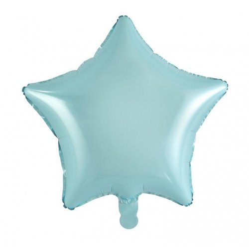 18 Inch Light Blue Star Foil Balloon