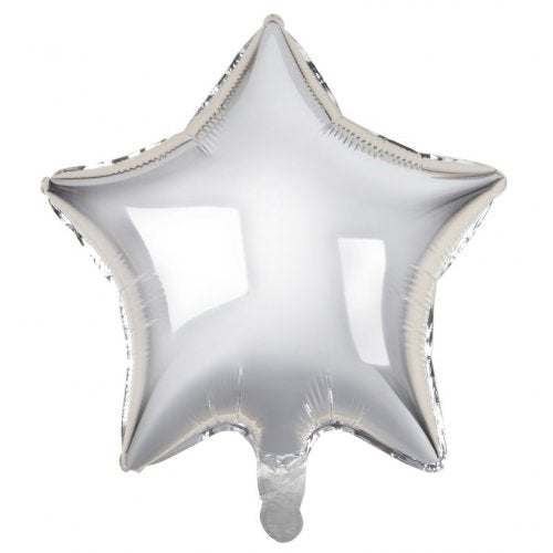 18 Inch Silver Star Foil Balloon