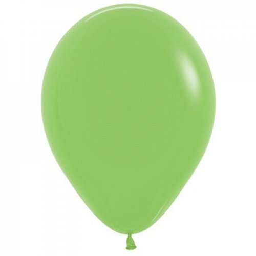 30cm (11 Inch) Lime Green Latex Balloons