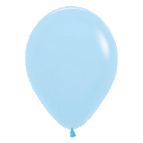 30cm (11 Inch) Matte Pastel Blue Latex Balloons