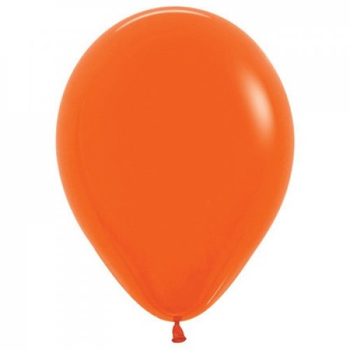 30cm (11 Inch) Orange Latex Balloons