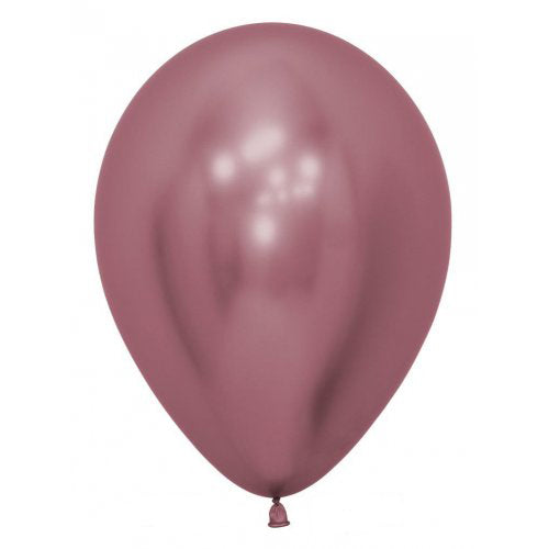 30cm (11 Inch) Reflex Pink Latex Balloons
