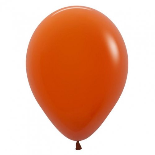 30cm (11 Inch) Sunset Orange Latex Balloons