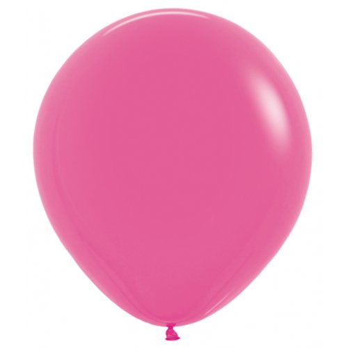 46cm Fuchsia Pink Latex Balloons