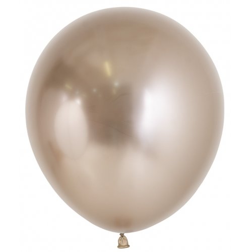 46cm Reflex Champagne Latex Balloons