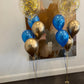 4 Helium Balloons Bouquet with 16 Inch Confetti Balloon