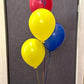 4 Helium Balloons Bouquet with 18 Inch Foil Balloon
