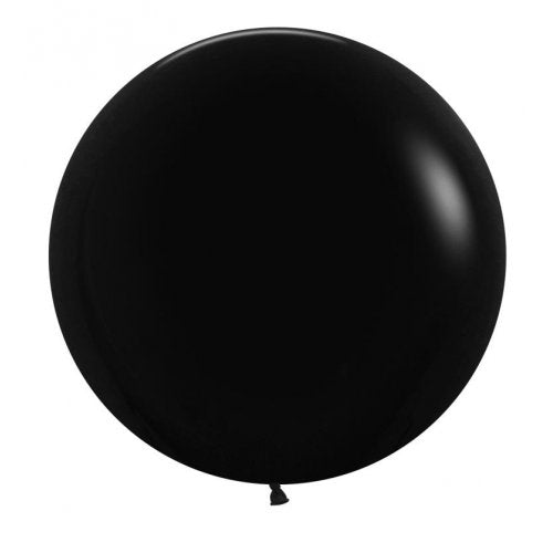 60cm Black Latex Balloons