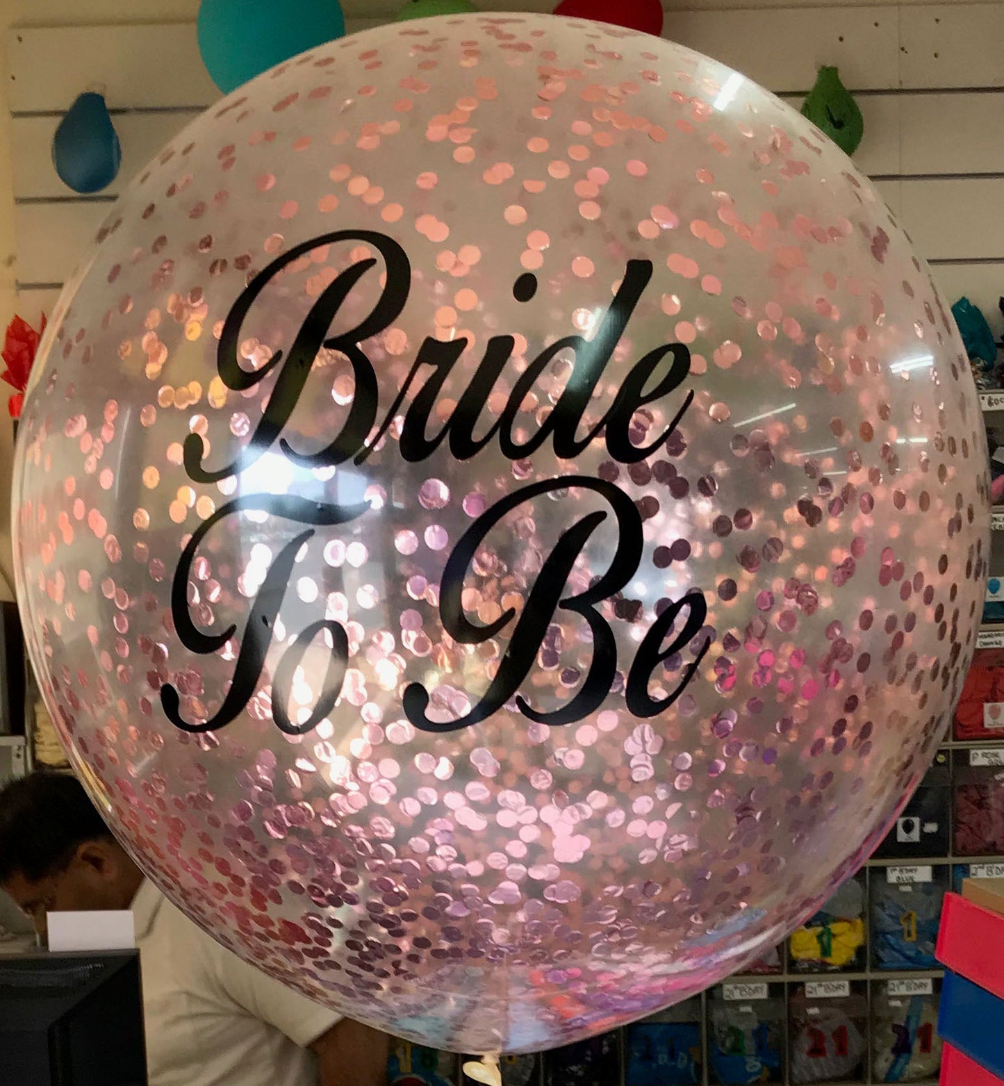 60cm Confetti Personalised Balloon