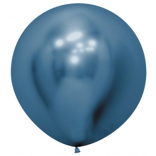 60cm Reflex Blue Latex Balloons