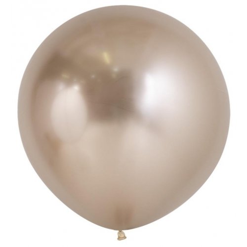 60cm Reflex Champagne Latex Balloons
