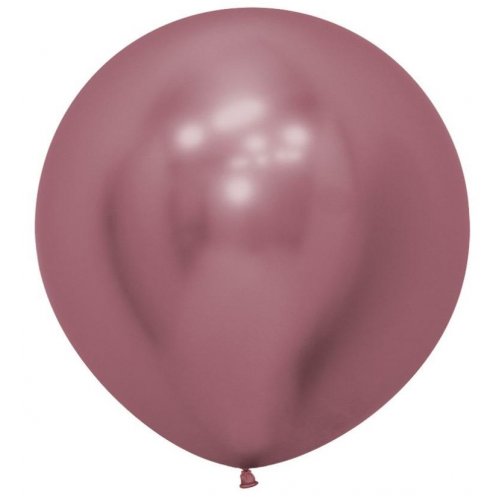 60cm Reflex Pink Latex Balloons