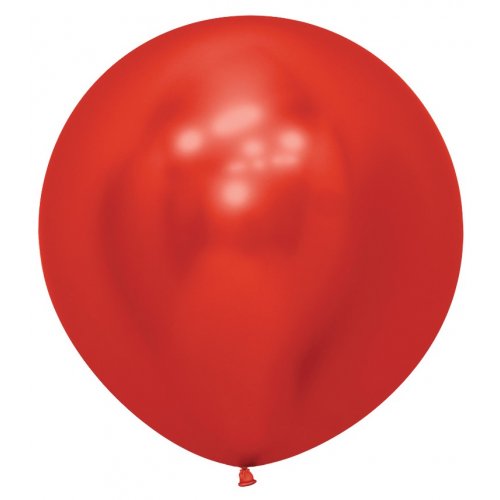 60cm Reflex Red Latex Balloons