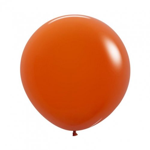 60cm Sunset Orange Latex Balloons