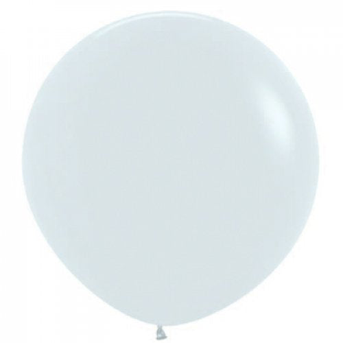 90cm White Latex Balloons