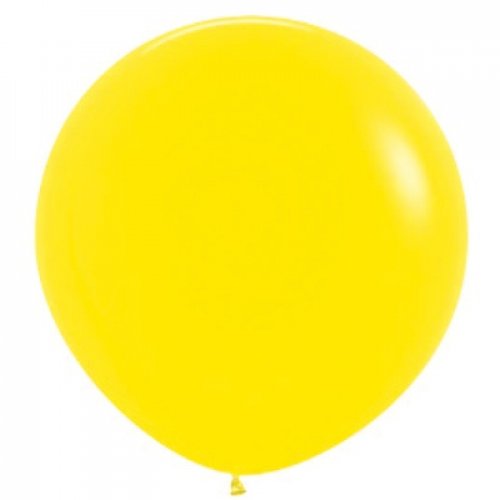 90cm Yellow Latex Balloons