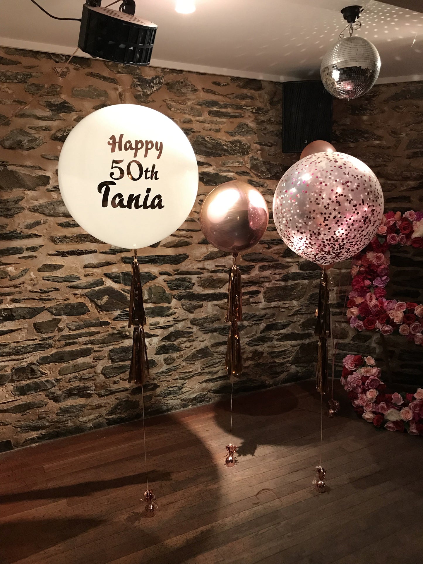 Classic Trio Personalised Balloon Bouquet