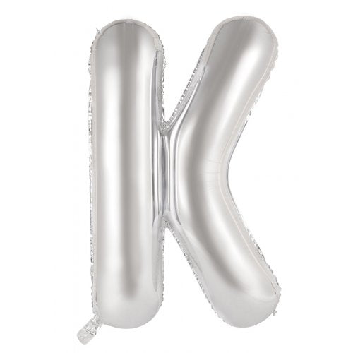 Letter K Foil Balloon 86cm - Silver