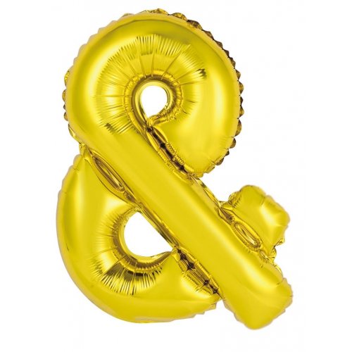 Letter & Foil Balloon 86cm - Gold